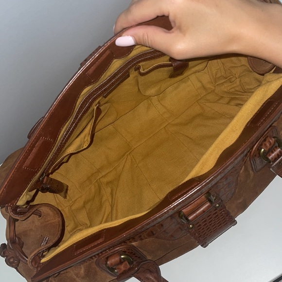 Leather and suede Cole Haan bag - Picture 3 of 4